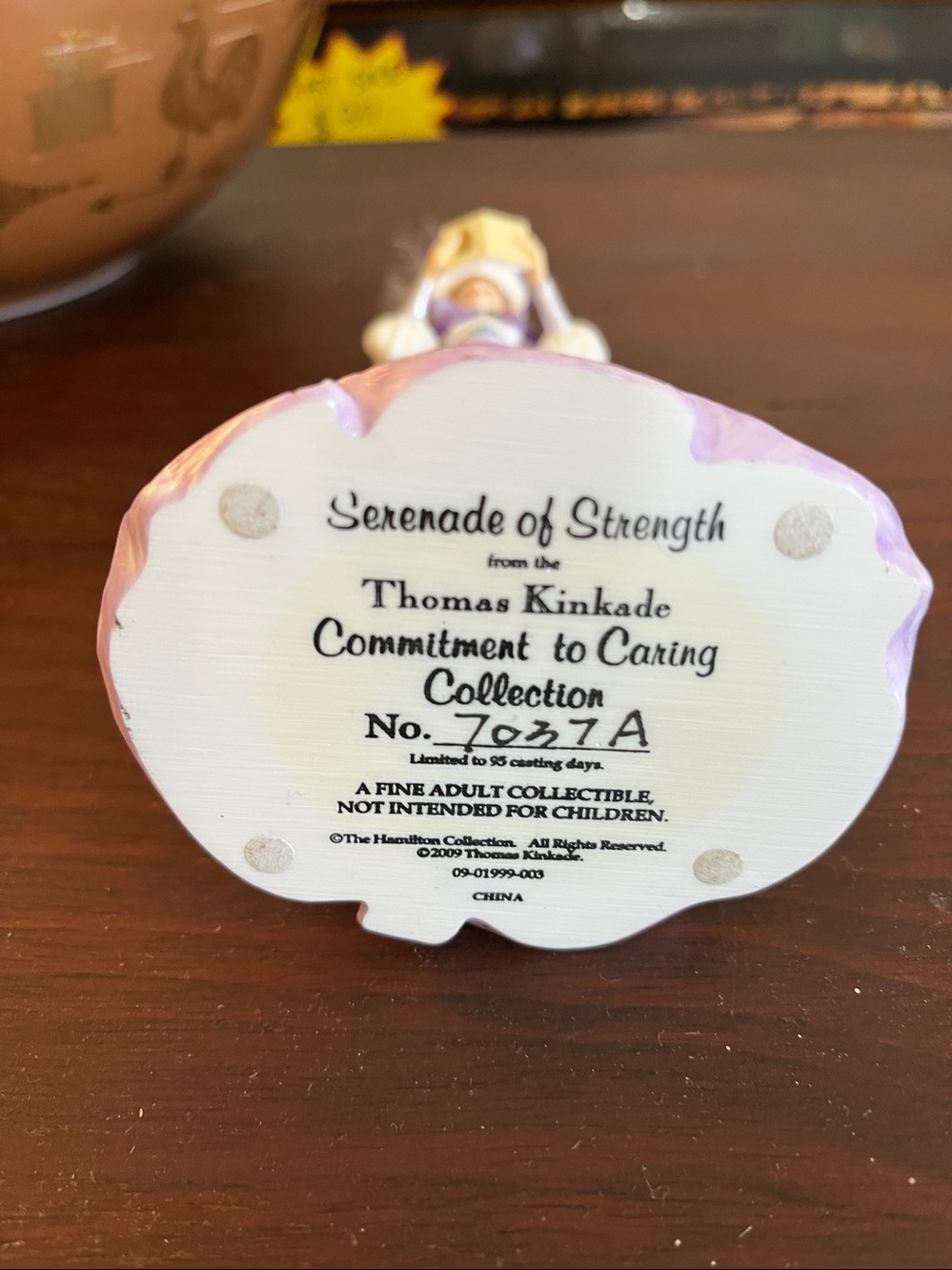 Serenade of Strength from the Thomas Kinkade Commitment to Caring Collection - Picture 6 of 6
